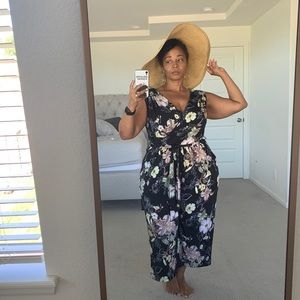 Kaileigh Ora Knit Crop Jumpsuit (2X)